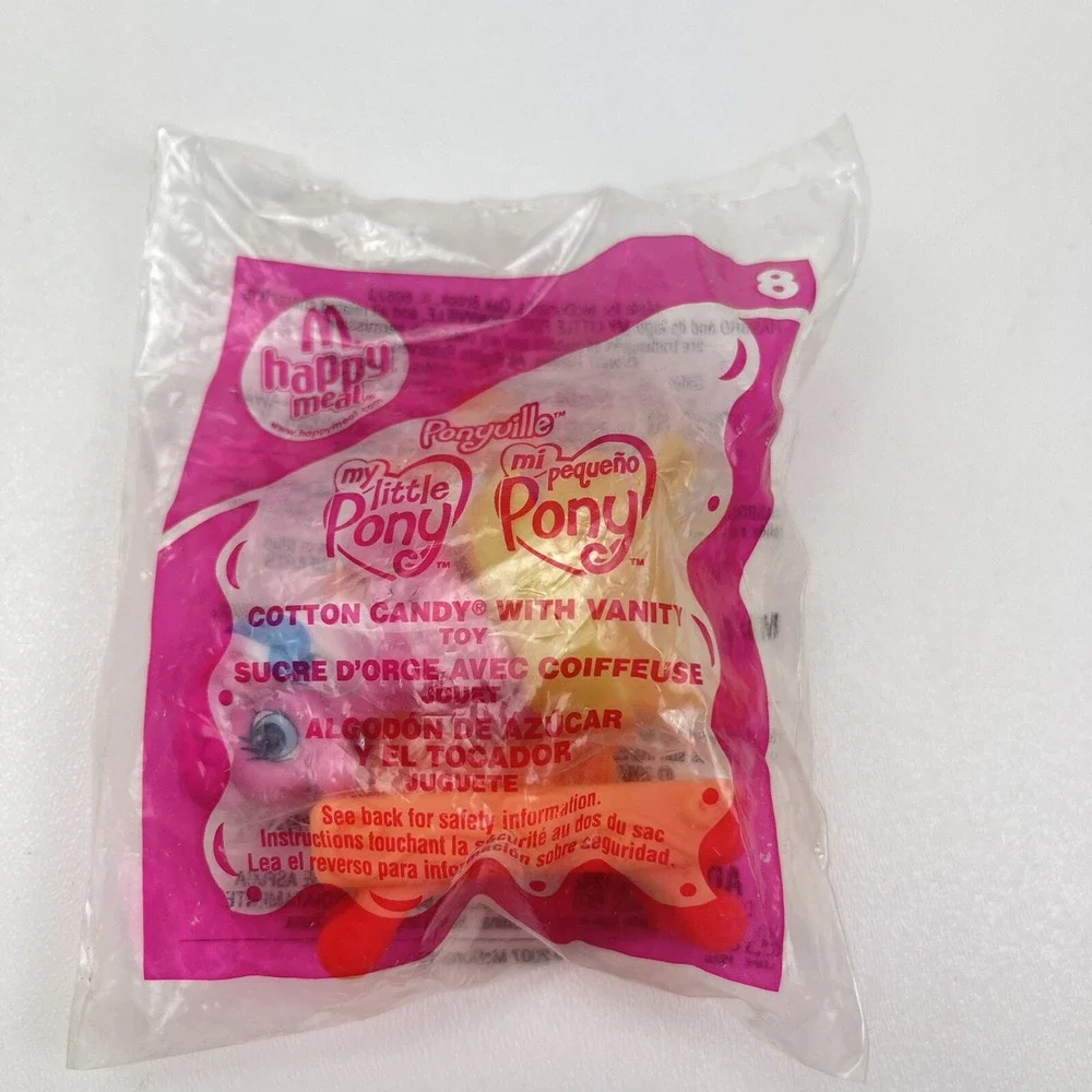 2007 McDonalds Happy Meal Toy My Little Pony 8 Cotton Candy